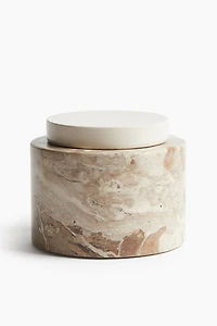 Marble Container with Lid