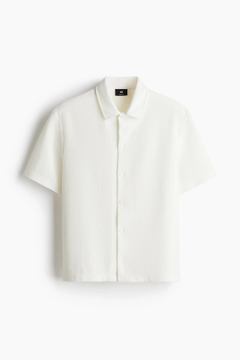 Chemise Coupe Classique en jersey manches courtes