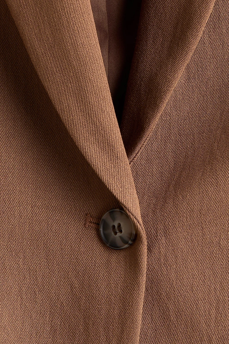 Blazer à fermeture droite