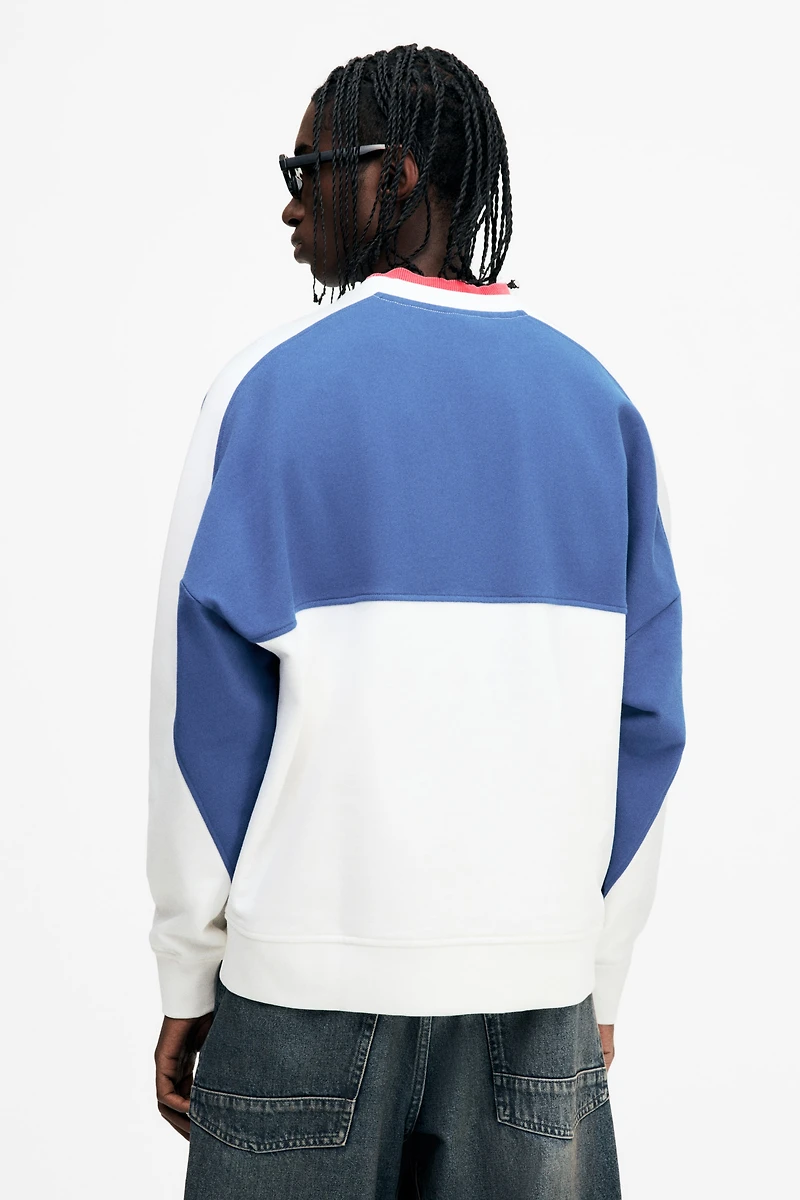 Oversized Printed Sweatshirt