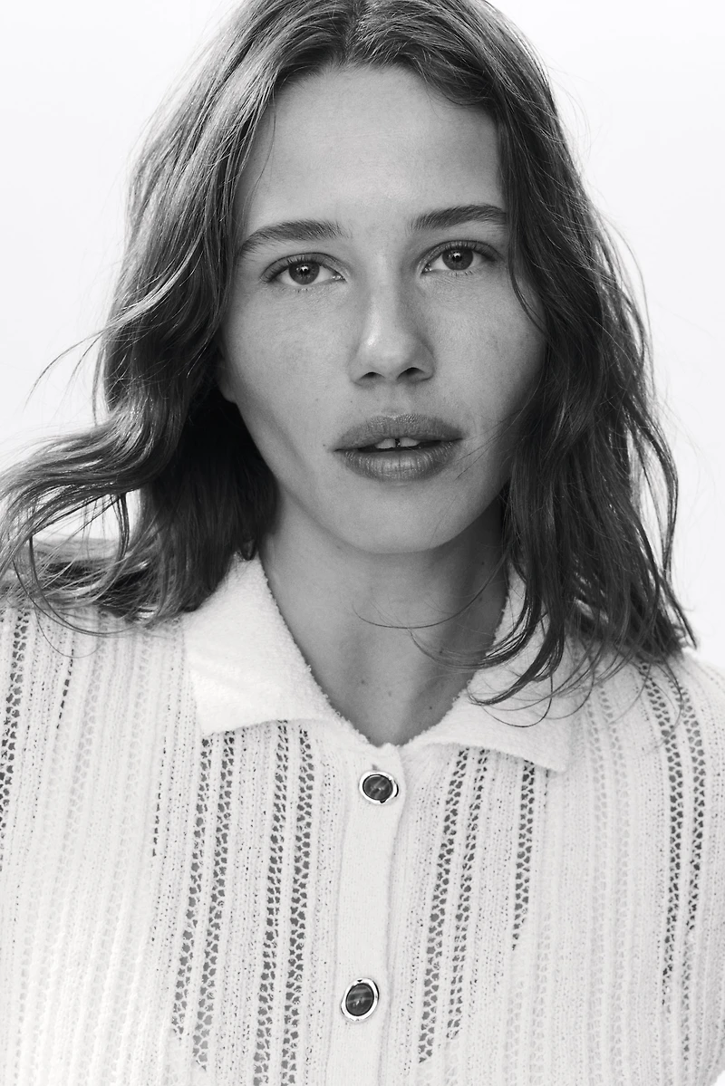 Crochet-Look Shirt