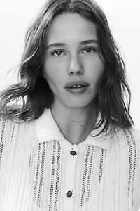 Crochet-Look Shirt