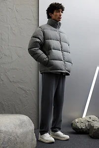 Loose Fit Water-Repellent Puffer Jacket