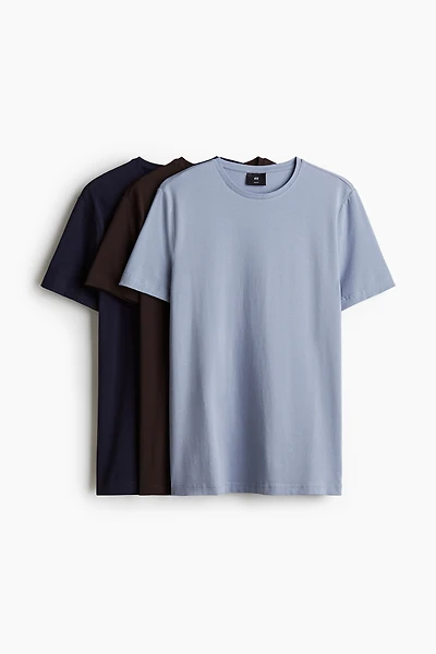 3-pack Slim Fit T-shirts