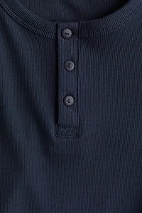 Cotton Henley Shirt