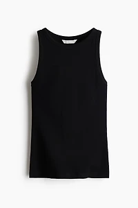 Ribbed Cotton Tank Top