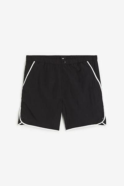 Regular Fit Nylon Shorts