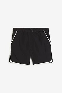 Regular Fit Nylon Shorts