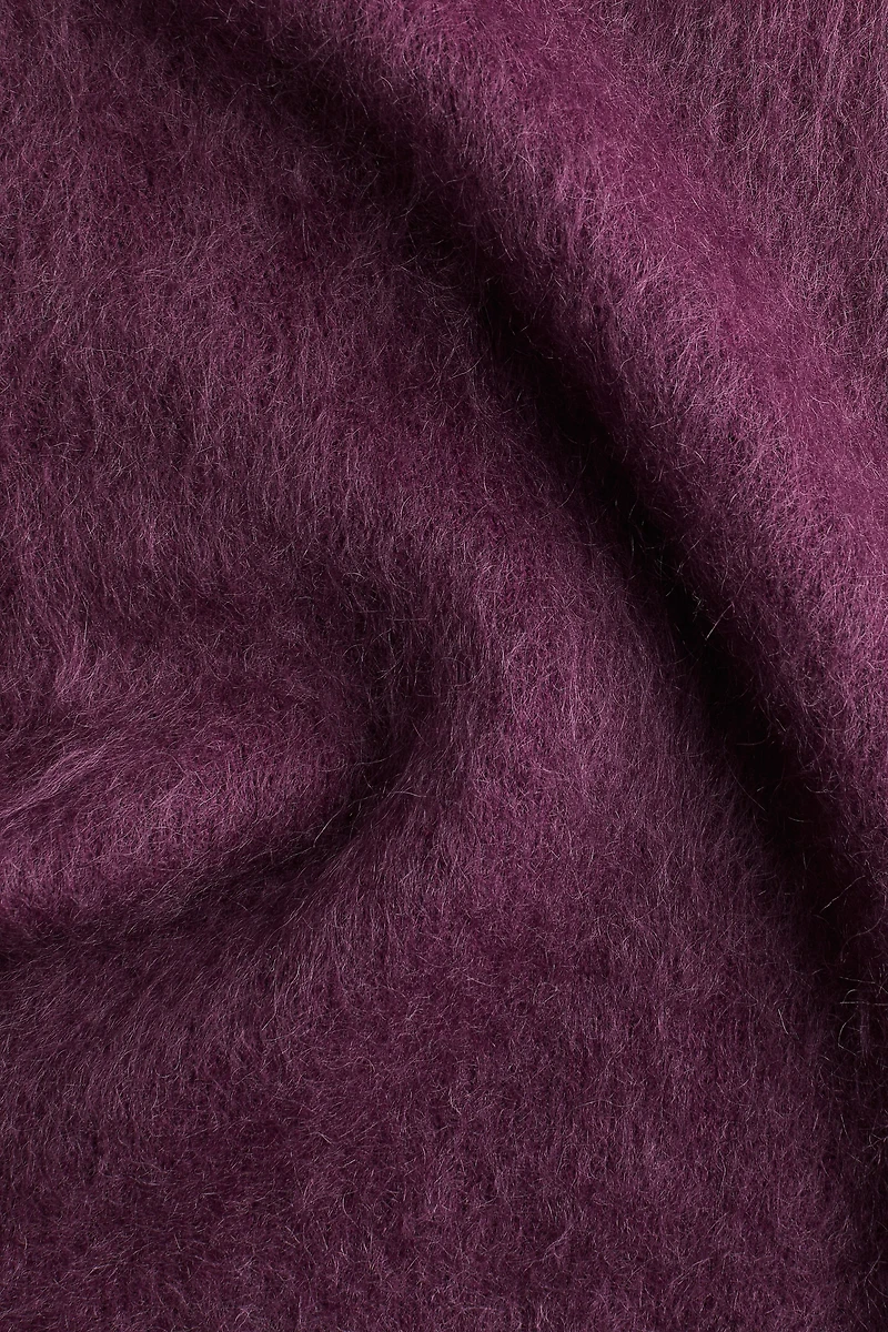 Mohair-blend Knit Top