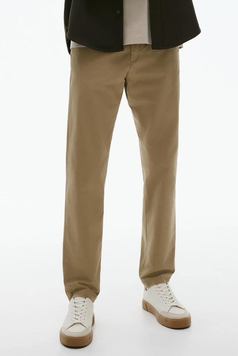 Slim-Fit Cotton Chinos