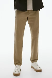 Slim-Fit Cotton Chinos