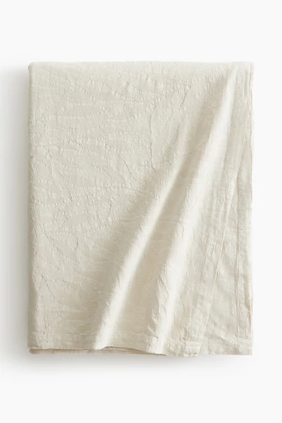 Jacquard-Weave Tablecloth
