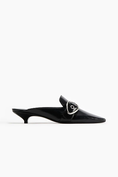 Kitten-Heeled Mules