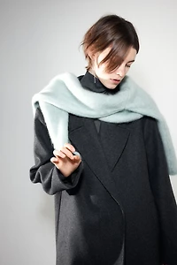 Oversized Wool-Blend Coat