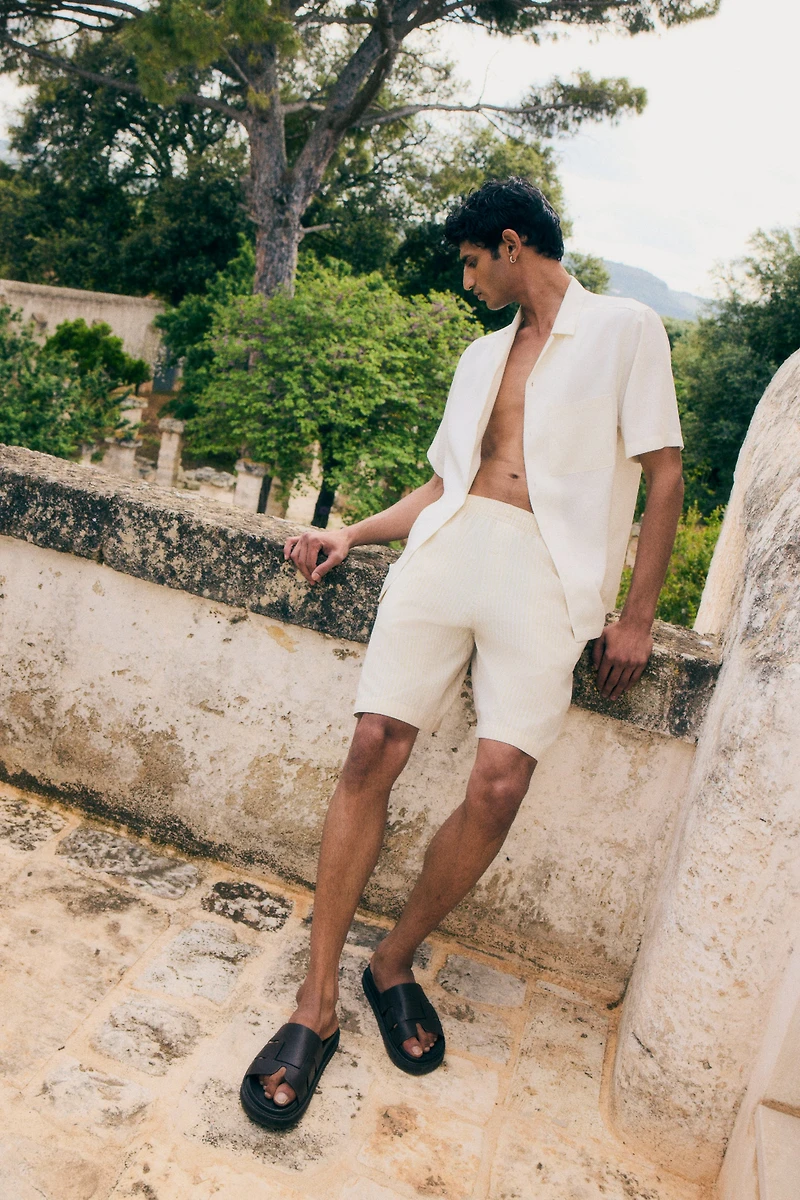 Relaxed-Fit Cotton Shorts