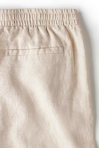 Relaxed-Fit Linen Shorts