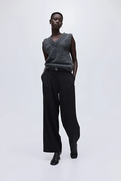 Wide-Leg Dress Pants