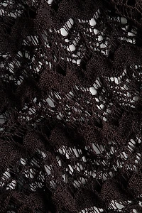 Robe de plage en tricot pointelle