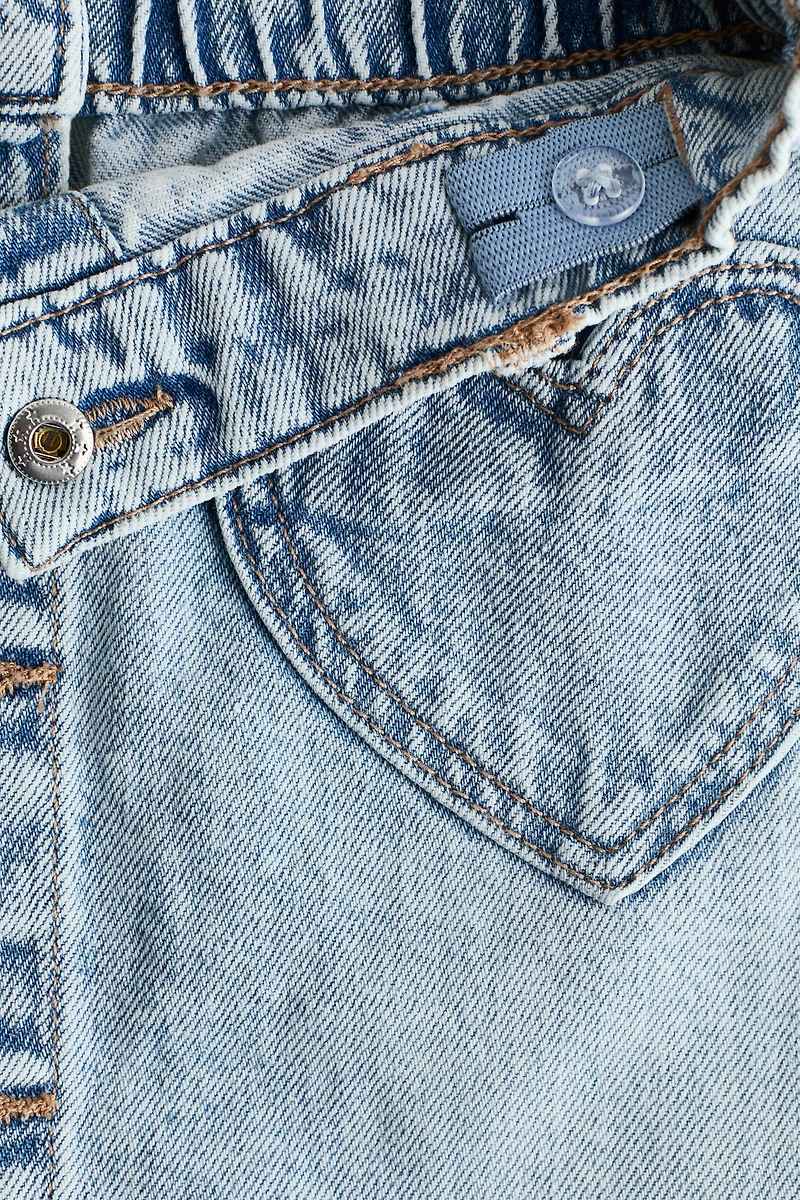 Jupe trapèze en denim