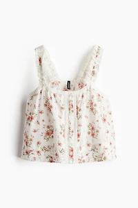Lace-Detail Strappy Top