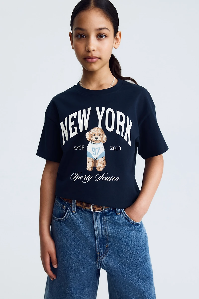 Printed Cotton T-Shirt