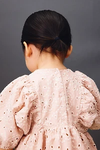 Robe en coton avec broderie anglaise