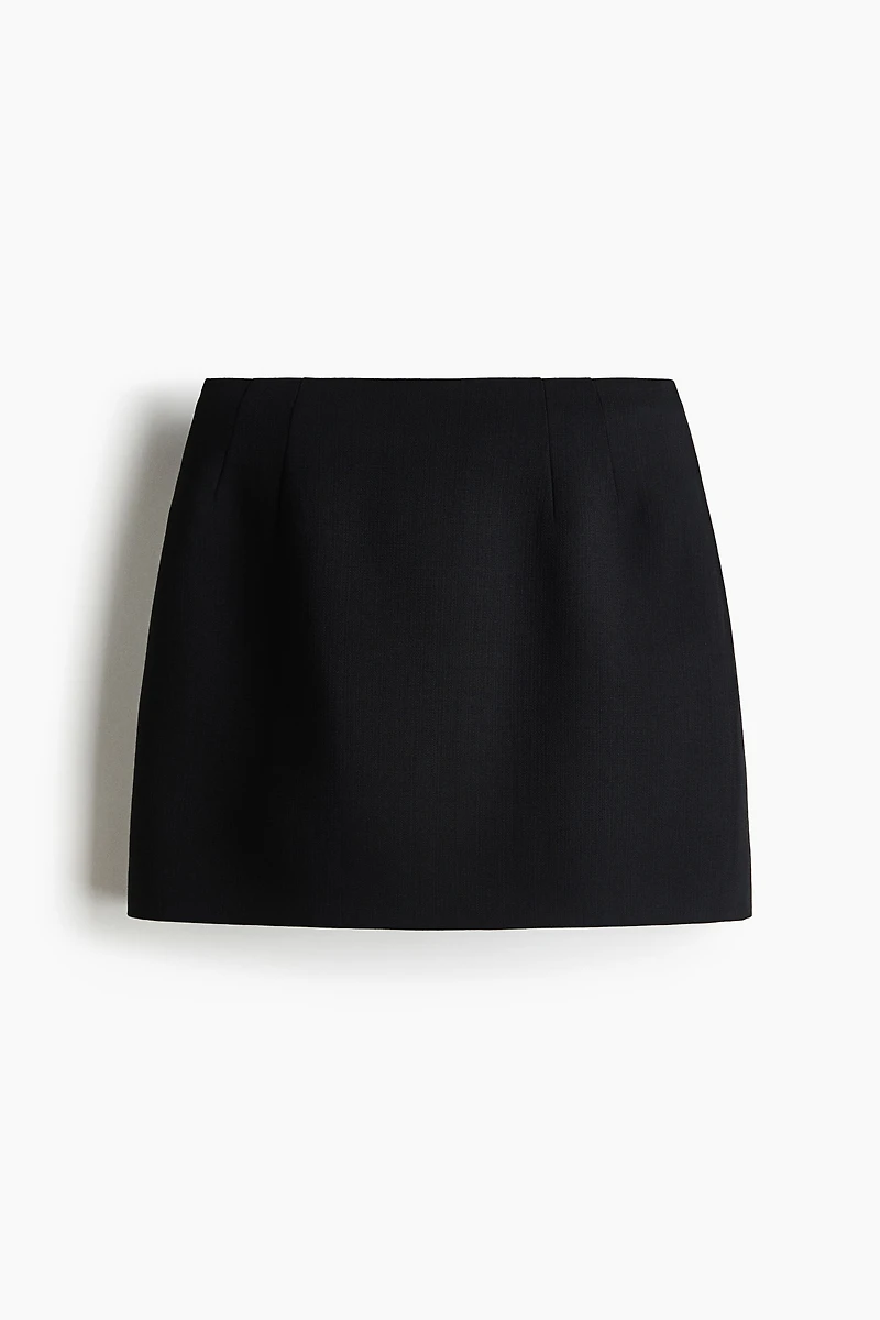 Wool Mini Skirt