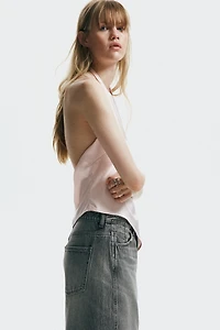 Asymmetric Halterneck Top