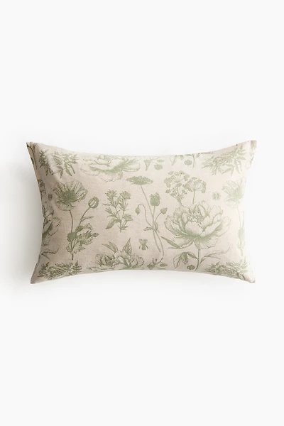 Linen-Blend Cushion Cover