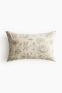 Linen-Blend Cushion Cover