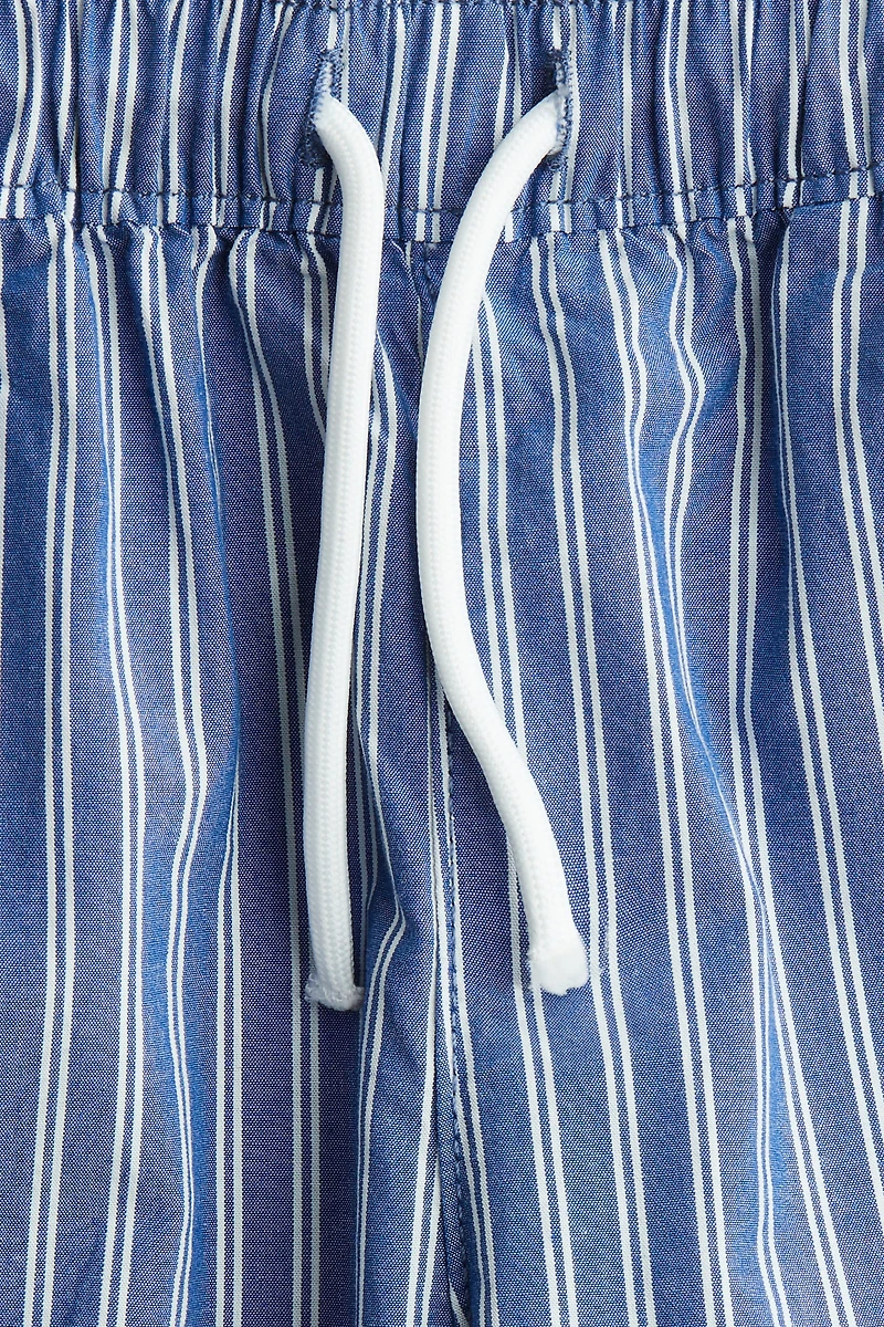 Pantalon en popeline de coton
