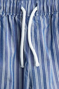 Pantalon en popeline de coton