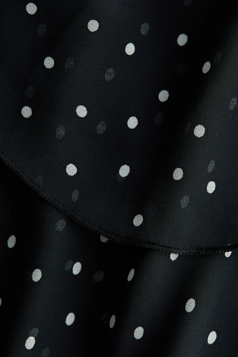 Asymmetric Chiffon Dress