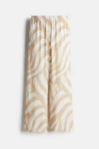 Pantalon en viscose avec cordon de serrage
