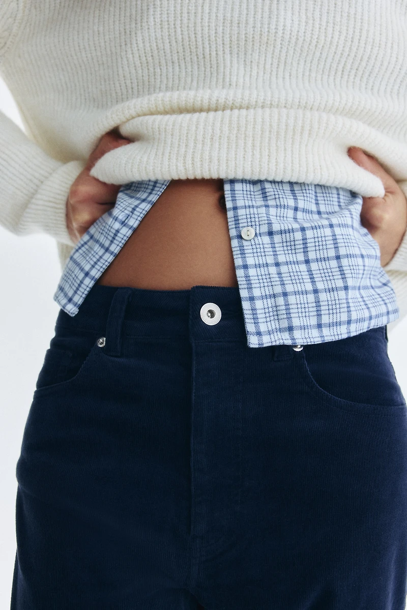 Flared Corduroy Pants