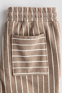 Textured Jersey Drawstring Pants