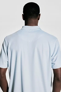 Regular Fit Piqué Sports Shirt