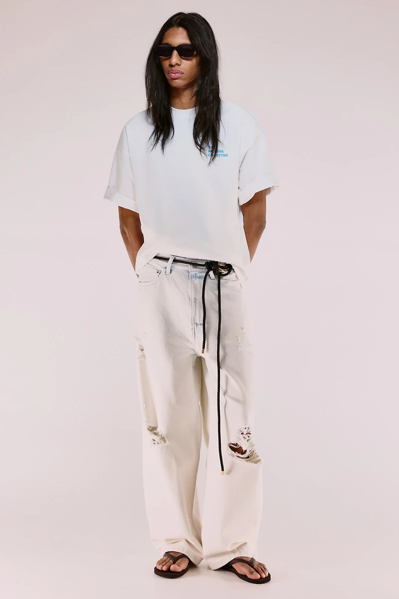 Oversized Fit Printed T-shirt