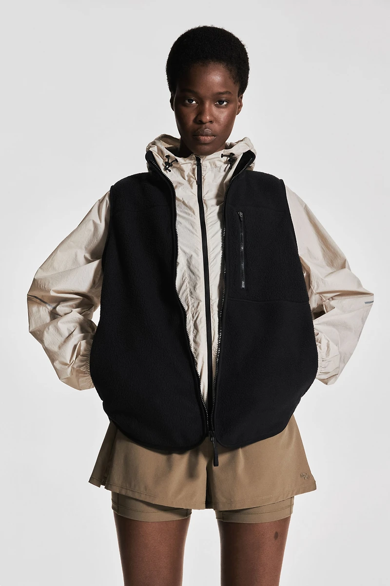 Veste de sport sans manches en polar