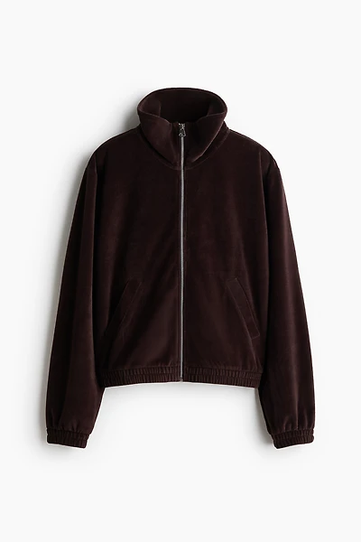 Velour Track Jacket