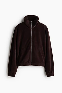 Velour Track Jacket
