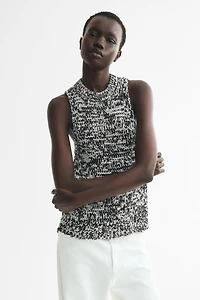 Camisole en tricot texturé