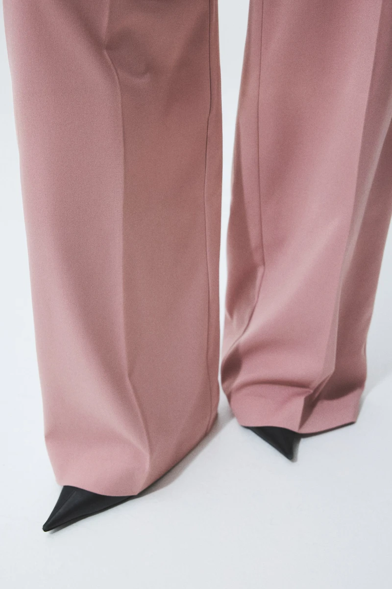 Wide-Leg Dress Pants