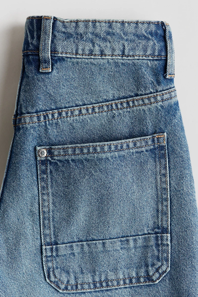 Short flottant en denim