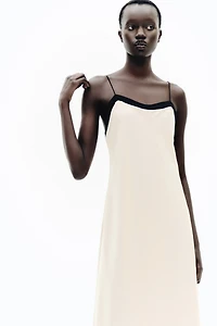 Crêpe Slip Dress