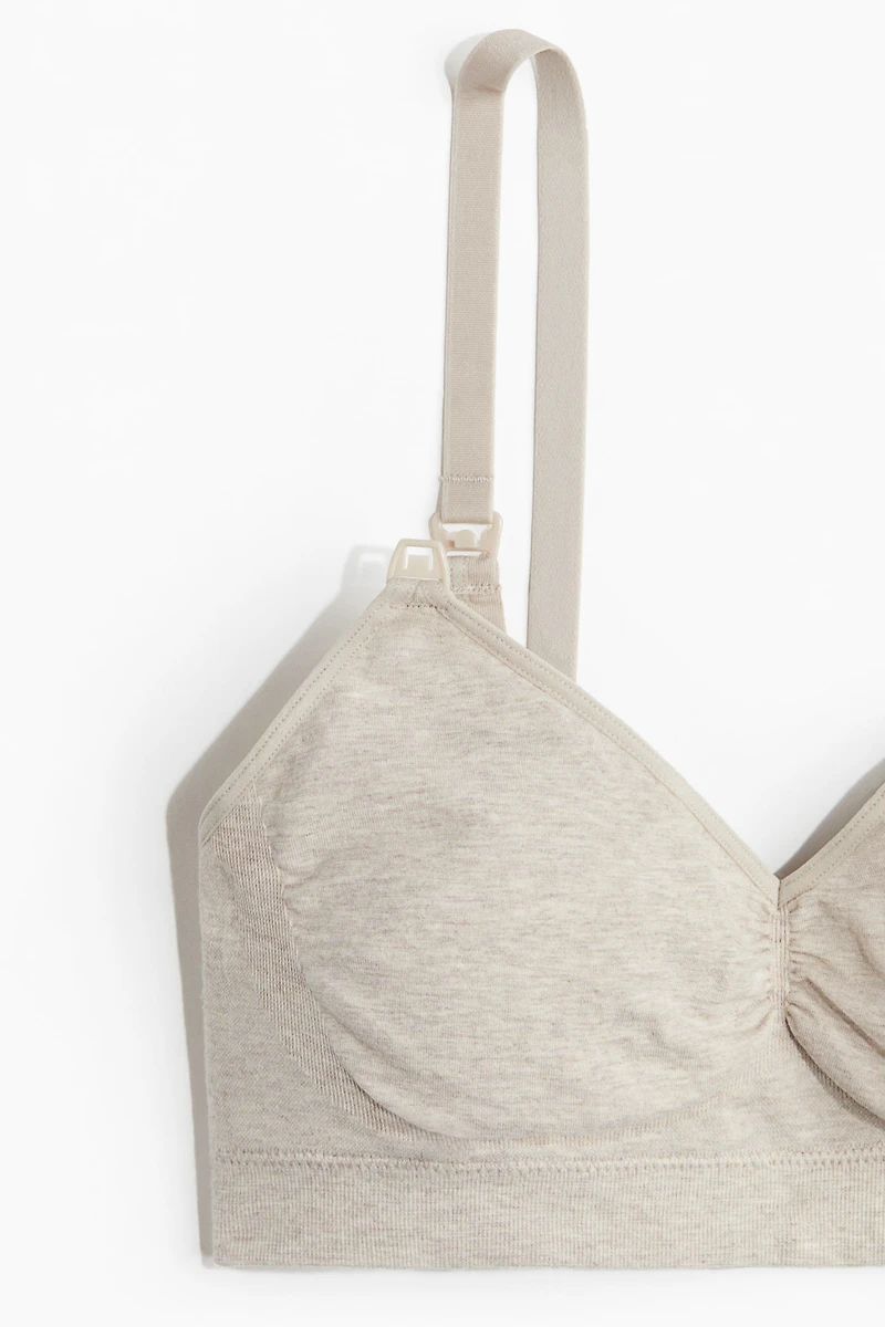 Soutien-gorge d'allaitement MAMA en coton mélangé