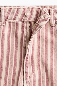Cotton denim shorts
