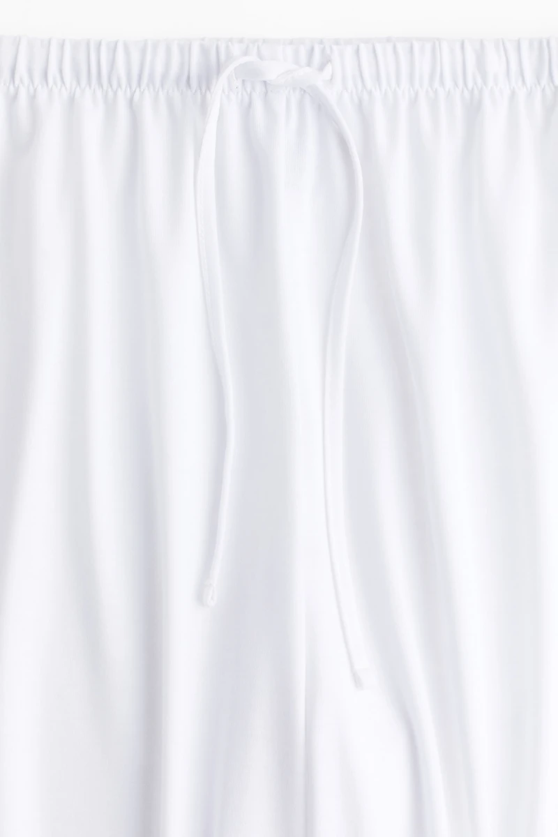 Straight-Leg Drawstring Pants