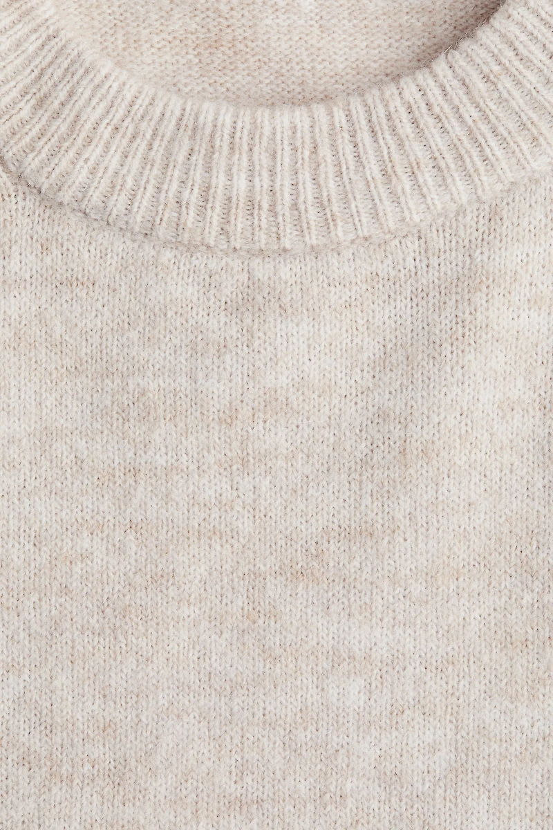 MAMA Slit-Hem Sweater