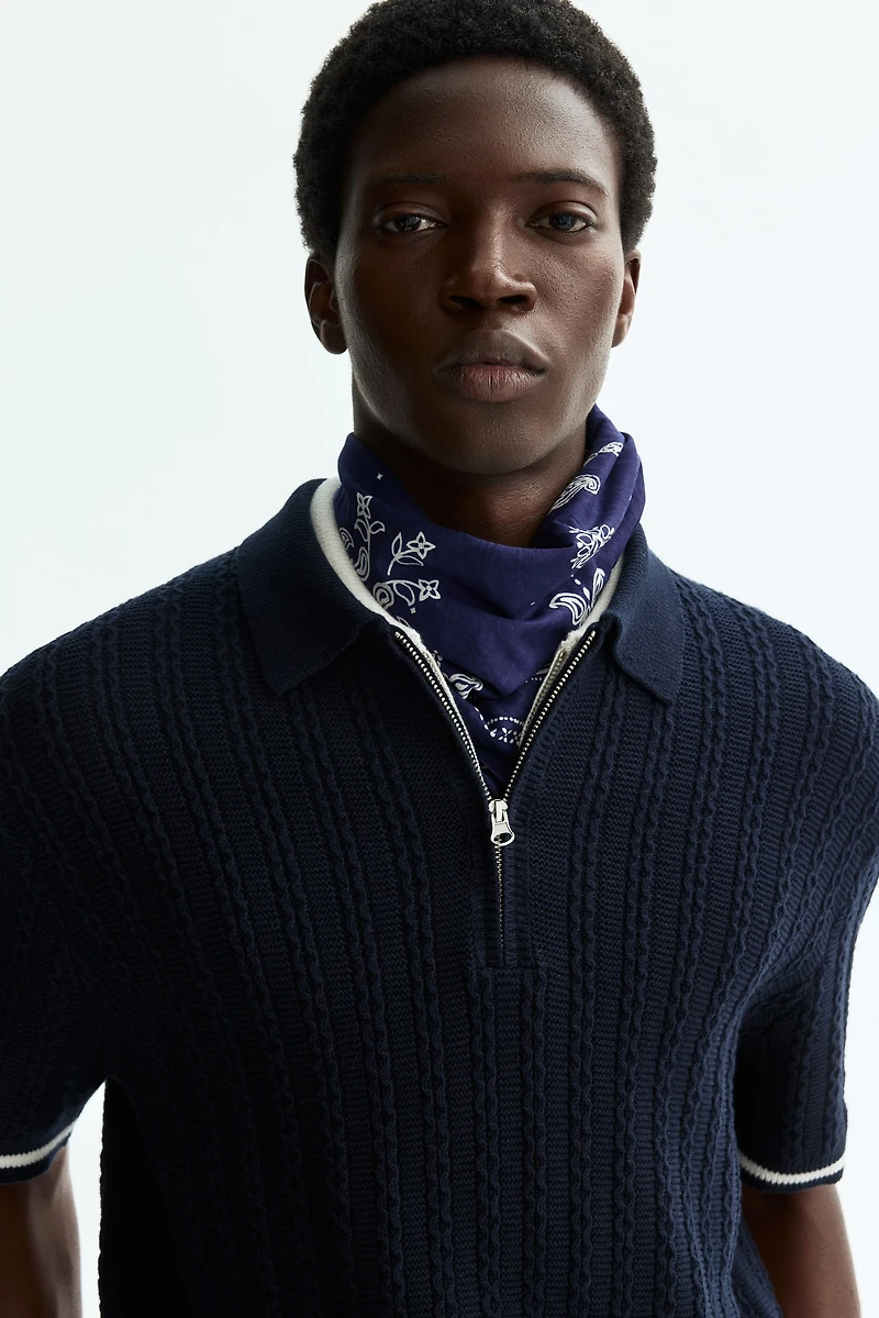 Relaxed Fit Cotton polo shirt